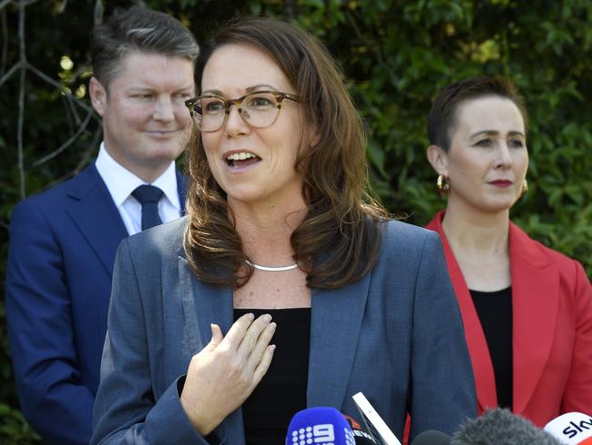 Victoria’s new treasurer Jaclyn Symes can’t rule out more taxes. Picture: Andrew Henshaw