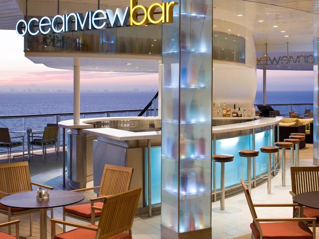 The Oceanview Bar is the perfect spot to unwind.