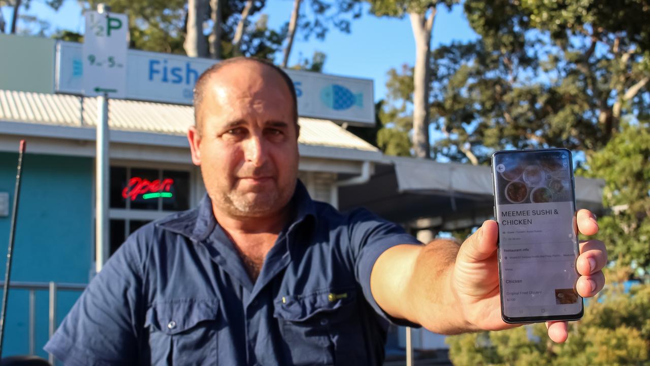 Steve Dunning is one of the first UberEats drivers in Hervey Bay