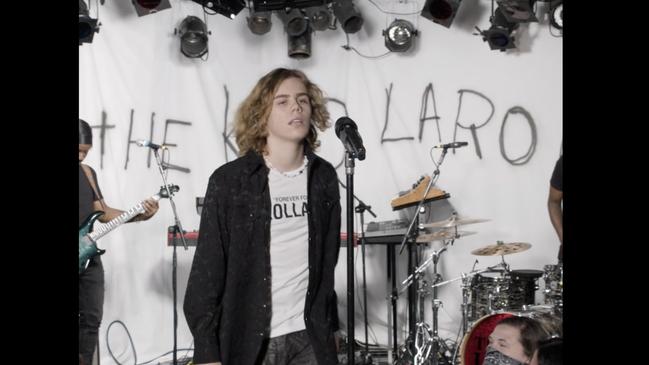 The Kid Laroi performs at the 2021 ARIA Awards. Picture: YouTube