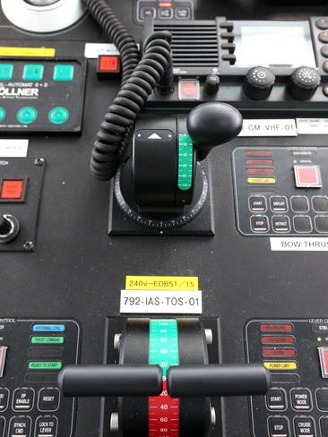 Controls on the bridge. Picture: NIKKI DAVIS-JONES