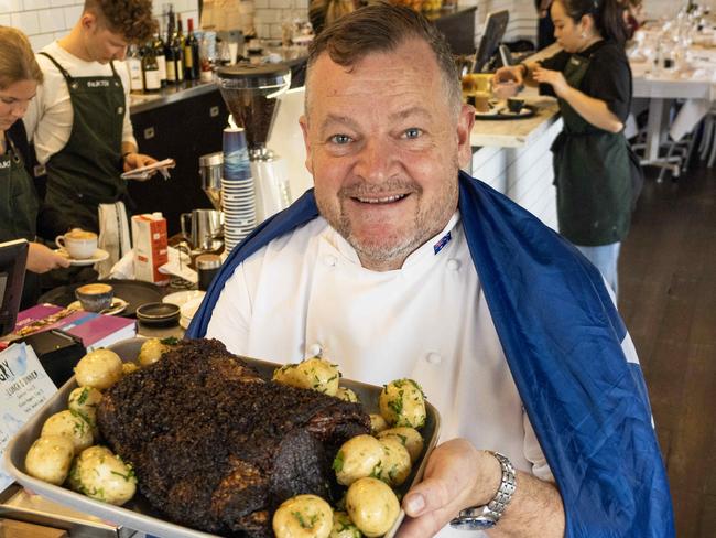 June 9, 2024: Chef Chris Jarmer is heading to France to cook for the Olympic Swimming team  Picture: Kelly Barnes