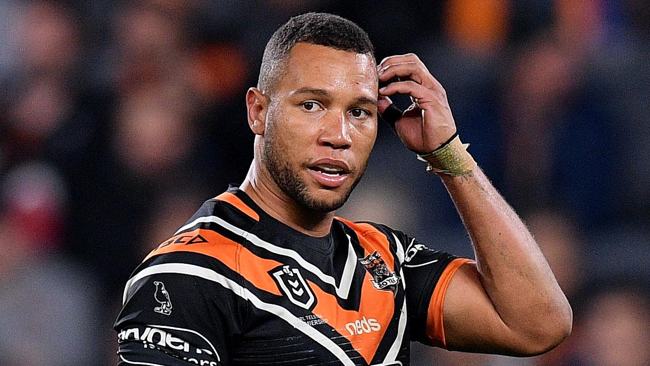 Moses Mbye has denied he is being forced out of the Wests Tigers.