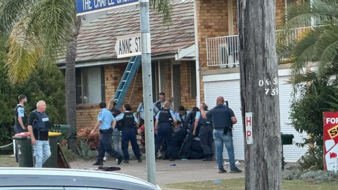 A man has died ﻿and another man is in custody after a dramatic police stand-off in northeast NSW. Picture: Tamworth 88.9FM