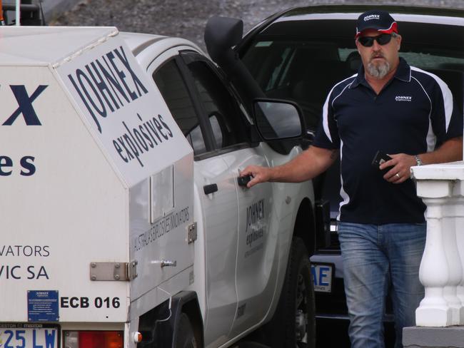 Todd Russell during a visit to his dad’s home in Beaconsfield. Picture: Gary Ramage