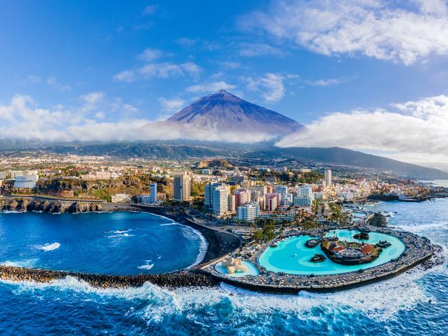 Tenerife, Puerto-de-la-Cruz, Canary Islands, Spain. WINDSTAR CRUISE