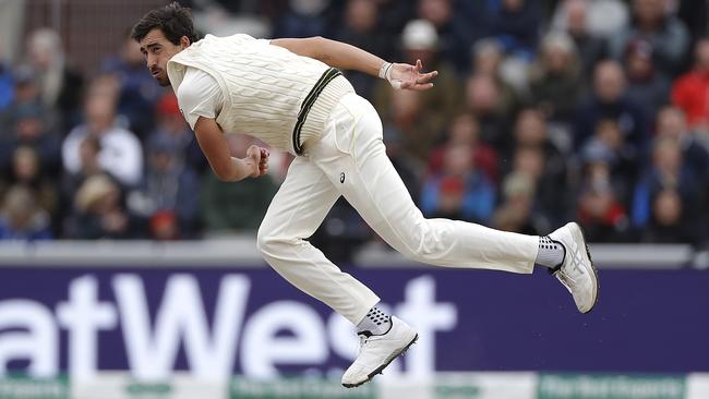 Mitchell Starc presses for a breakthrough. Picture: Getty Images