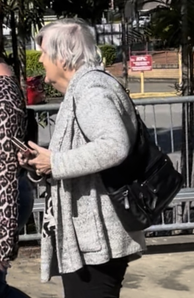 Denise Mary Pashley, 68, outside Pine Rivers Magistrate Court.