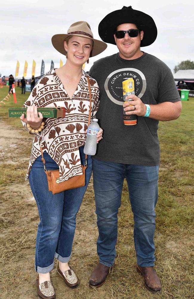 Zoey and Nathan Kratzmann at Lighthouse Country Music Festival, Burnett Heads. Picture: Patrick Woods.