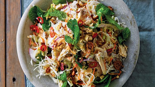 Vietnamese chicken and mint salad