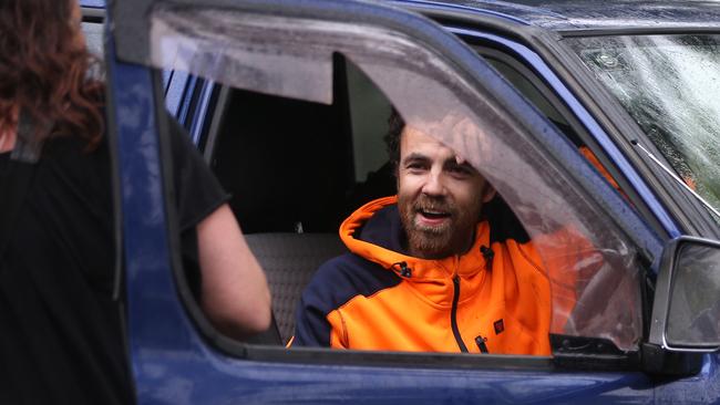 Oyster farmer Brett Hogbin, who found Leif Courtney. Picture: NCA NewsWire / Damian Shaw
