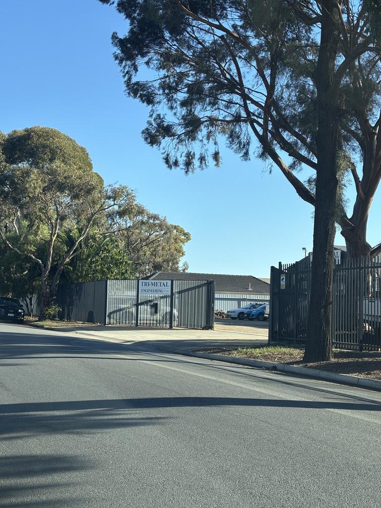 A worker at a Para Hills West business has suffered a significant leg injury and is in a critical condition.