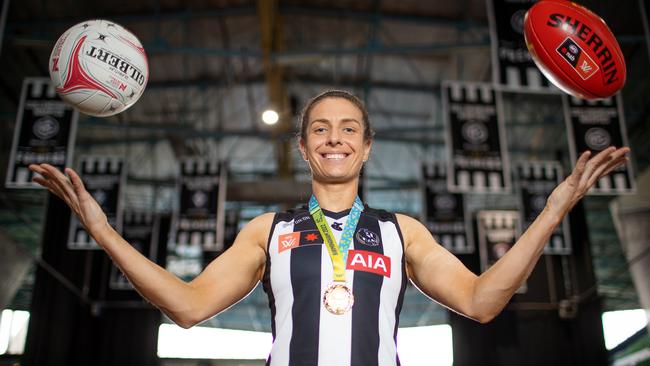 Elite netball and AFLW player Ash Brazill will detail her story in next week’s edition of Insight. Picture: Mark Stewart