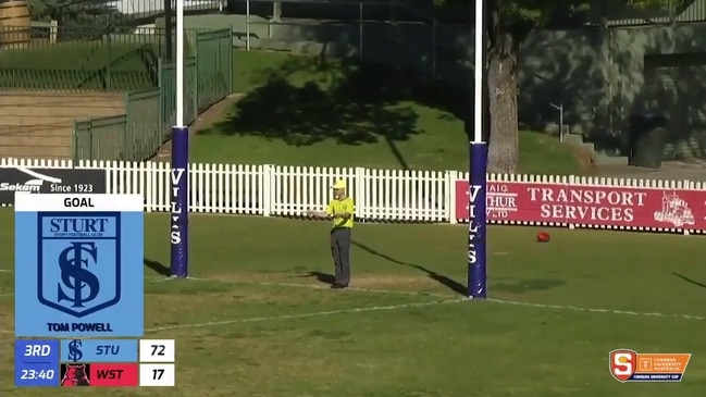 SANFL Highlights: Sturt's Tom Powell racks up 47 disposals