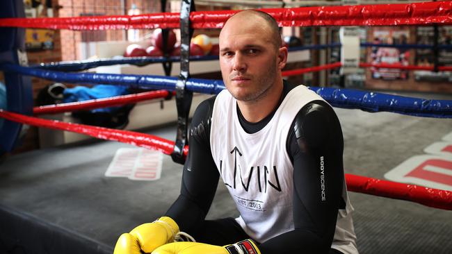 Cory Paterson in the boxing ring.