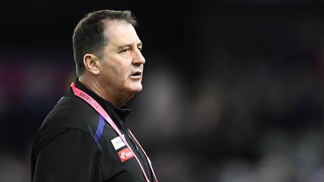 Ross Lyon has emerged as a frontrunner for the Blues job if David Teague leaves.