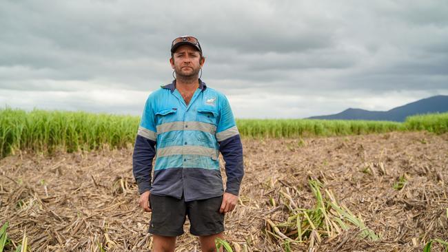 Luke Roveda, of Roveda Harvesting, in Ingham