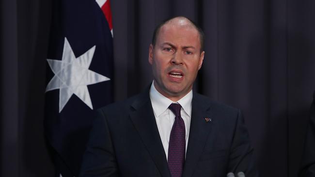 Treasurer Josh Frydenberg. Picture: Kym Smith