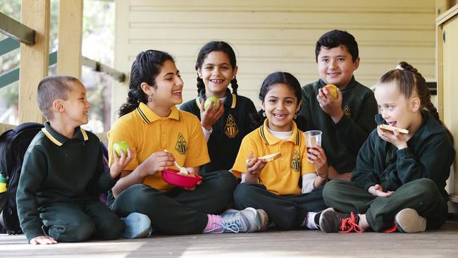 Almost 150 schools are part of Foodbank’s school breakfast program in NSW, but several hundred more could also benefit. Picture: Justin Lloyd