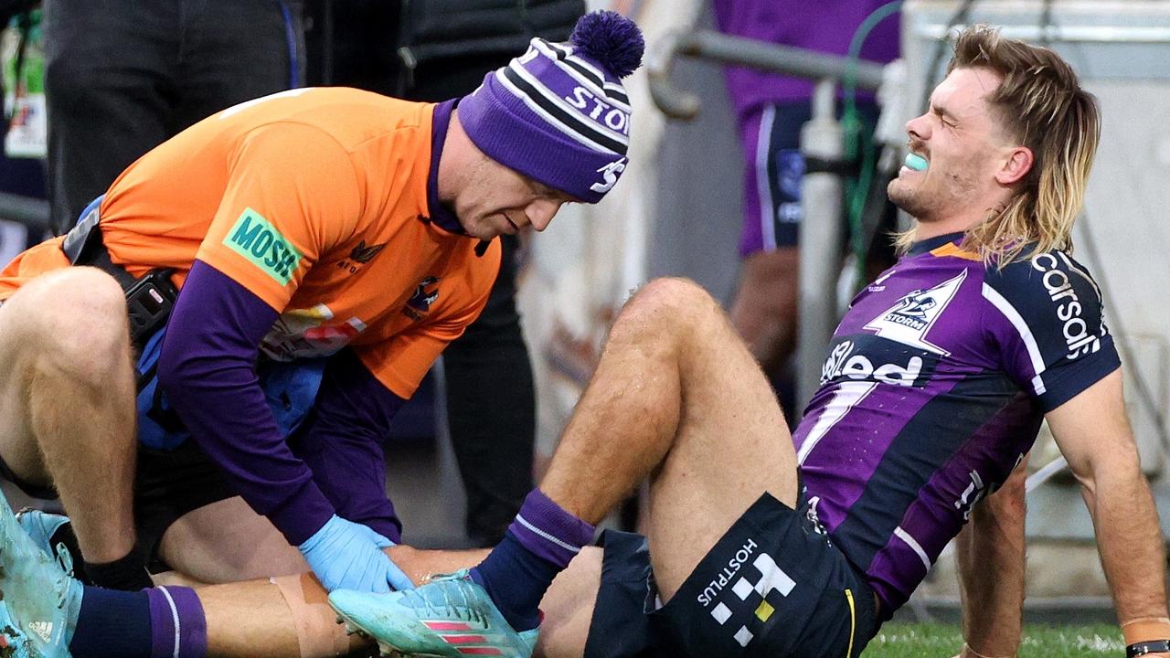 Ryan Papenhuyzen is out for the season with a knee injury. Picture: NRL Imagery/Hamish Blair