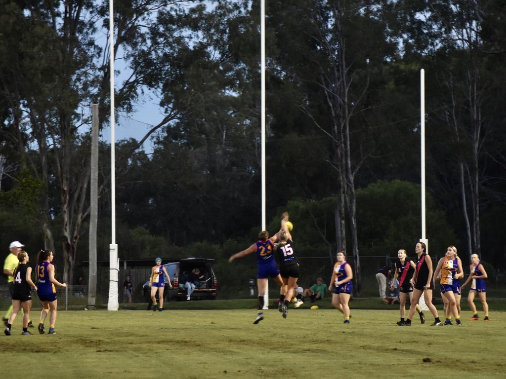 Hervey Bay Bombers have won the Wide Bay Women’s Grand Final against the Bundy Eagles. Picture: Isabella Magee