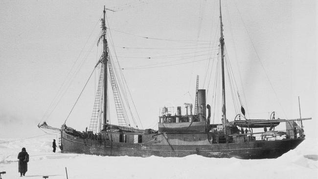 The Quest steamship on which Sir Ernest Shackleton died.