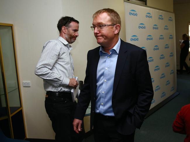 Engie Australia CEO Alex Keisser during a press conference announcing the closure of the Hazelwood Power station in the LaTrobe Valley. Picture: Aaron Francis/The Australian