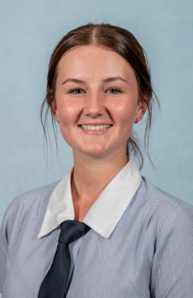 Summer Lipke has been named Horan Captain 2024 of St Patrick's College, Gympie. December 2023.