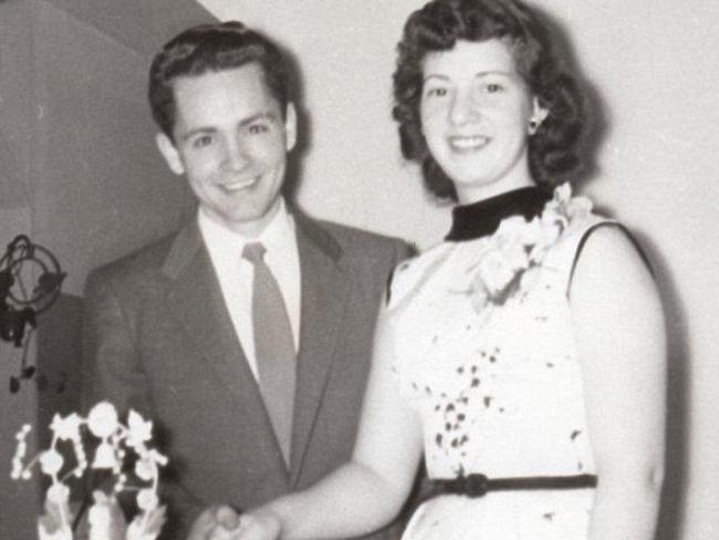 Charles Manson at his wedding to Rosalie Willis.