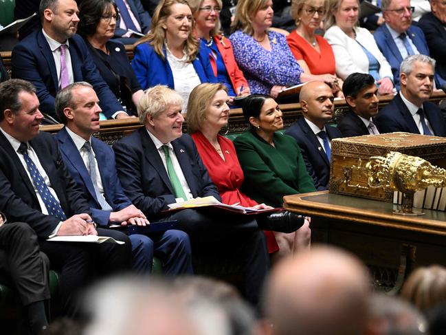 Prime minister Boris Johnson, pictured in the UK parliament, is, now, a prisoner of the Conservative Party. AFP PHOTO / Jessica Taylor /UK Parliament