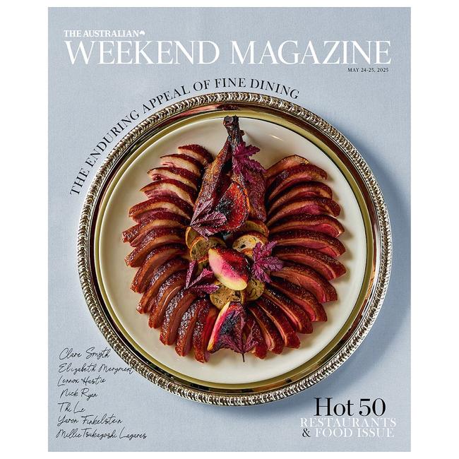 The Hot 50 Restaurants and Food Issue of The Australian Weekend Magazine, out this Saturday.