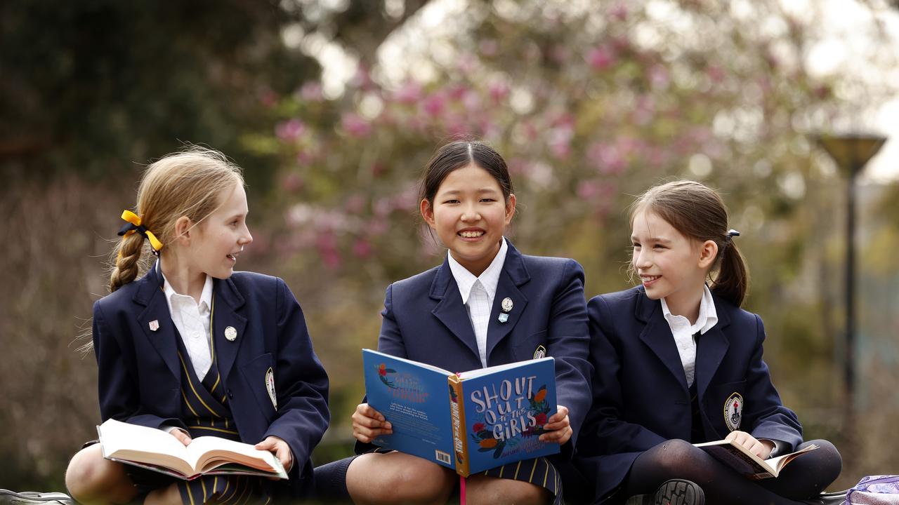 Girls at Ravenswood, a private school on Sydney’s upper north shore, perform well above the state and national average. Picture: Sam Ruttyn