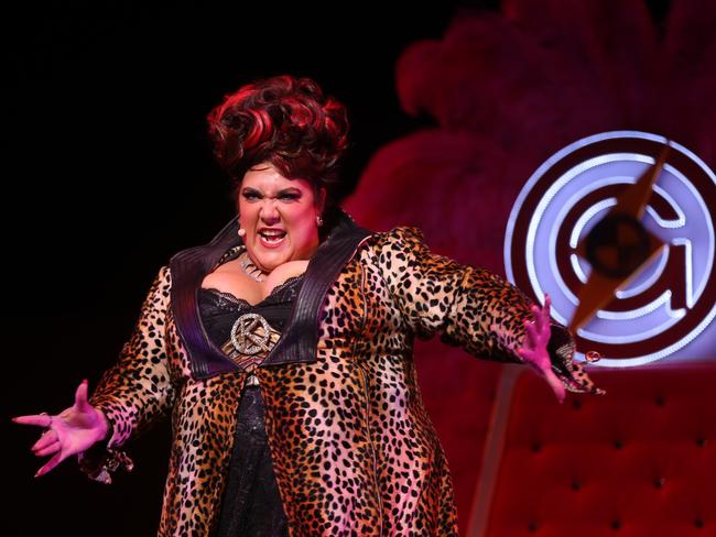 Casey Donovan plays the Killer Queen. Picture: John Grainger