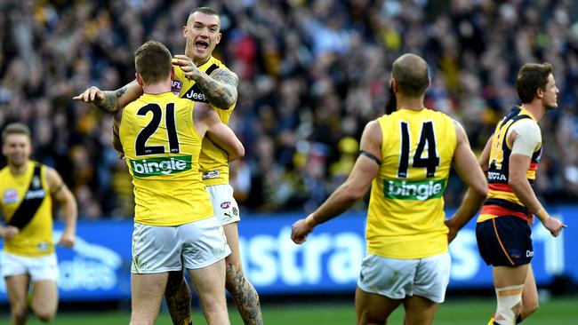 The 2017 AFL Grand Final between the Adelaide Crows and Richmond Tigers at the Melbourne Cricket Ground. Picture: Nicole Garmston