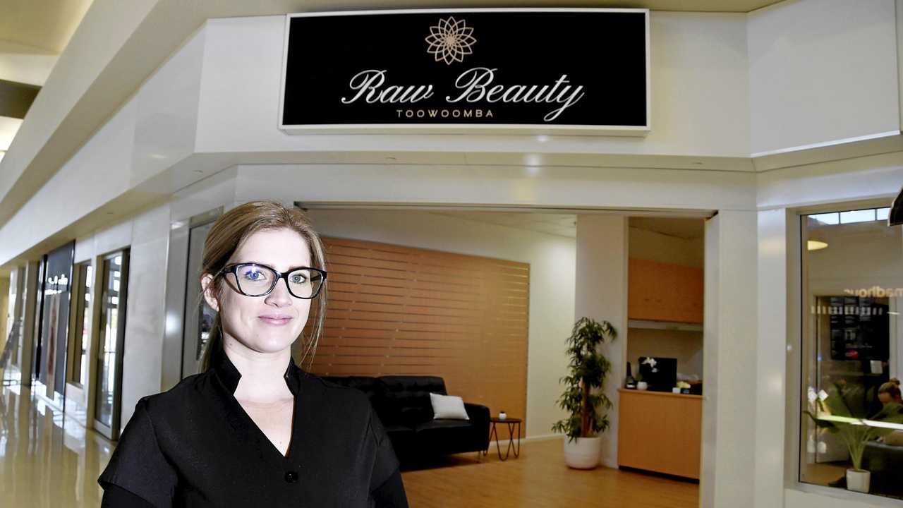 NEW AND NATURAL: Carla Malone has started a new beauty salon called Raw Beauty, in the High Street Shopping Centre. Picture: Bev Lacey