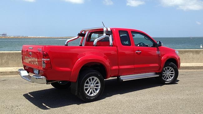 Another popular car .... the Toyota HiLux 2014 model. Picture: Joshua Dowling