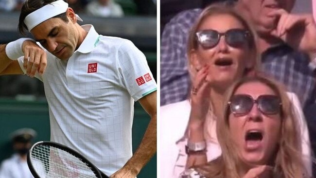 The crowd was shocked at Federer's demise.