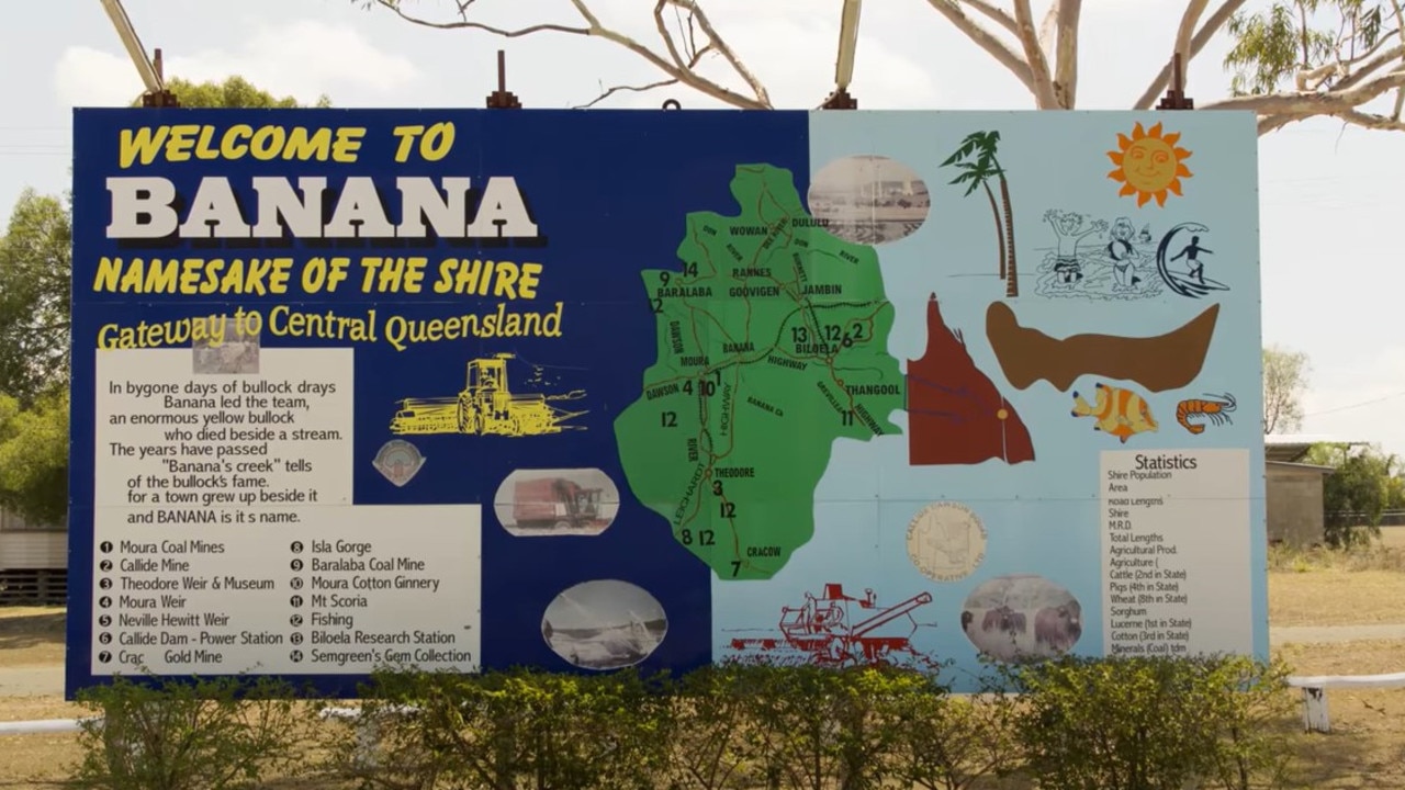 The town of Banana is near Biloela in the Banana Shire where bananas are not grown.