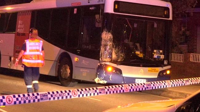 The driver, Luis Rojas, was driving the bus from the Transit Systems depot at Kingsgrove to Hurstville to begin the 491 route to Earlwood. Picture: TNV