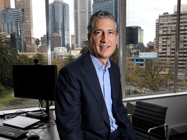 new CEO of  Orica, Alberto Calderon in his Melbourne office.