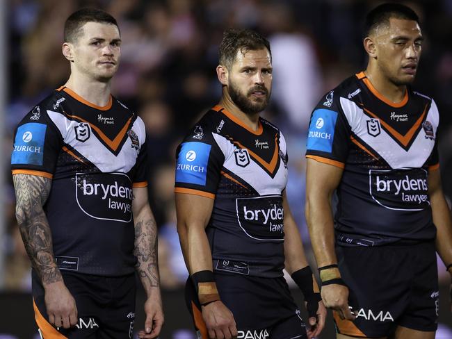 Benji Marshall called out his team for their attitude against the Sharks. Picture: Brendon Thorne/Getty Images