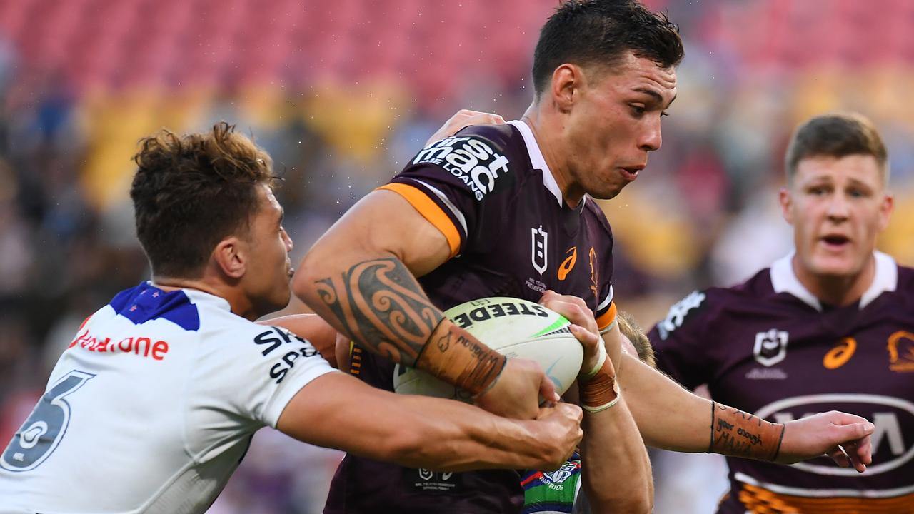 Jordan was not seen at Brisbane’s annual awards night last Thursday night after undergoing end-of-season surgery on his shoulder. Picture: Albert Perez/Getty Images