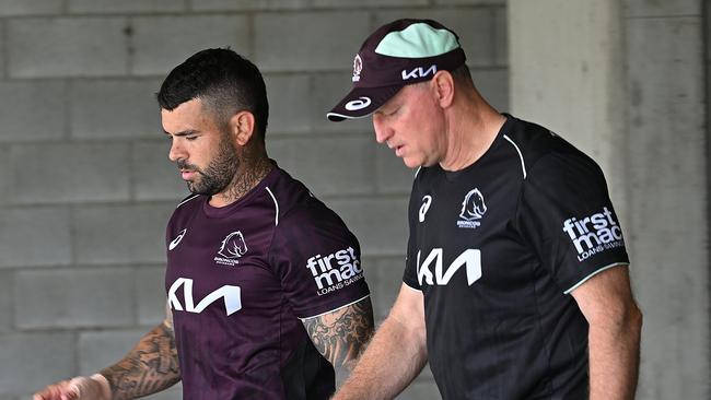 25/11/2024: Broncos training at Red Hill, Brisbane. pic: Lyndon Mechielsen/Courier Mail