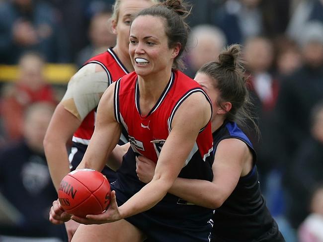 WOMENS VFL GRAND FINAL Melbourne Uni v Darebin Falcons Daisy Pearce Picture:Wayne Ludney