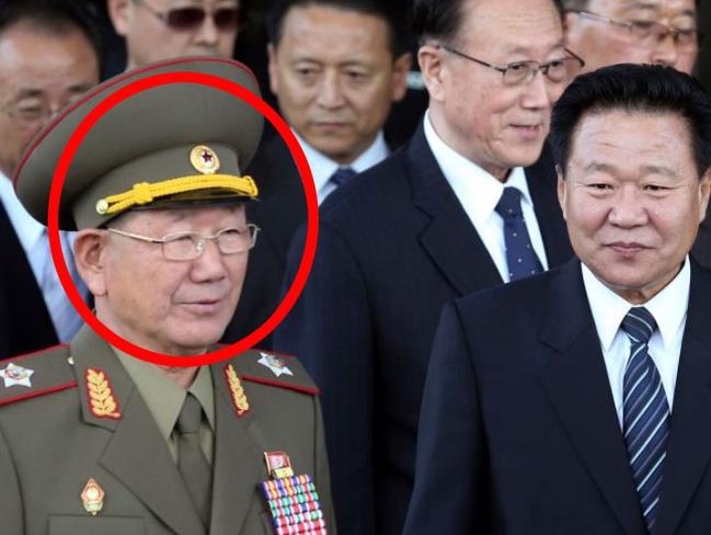 Hwang Pyong-so, pictured leaving a meeting with South Korean officials at a hotel in Incheon in 2014, was reportedly punished by Kim last November. Picture: AP