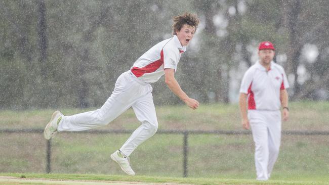 Josh McDonald in action for Gisborne. Picture: Rob Leeson