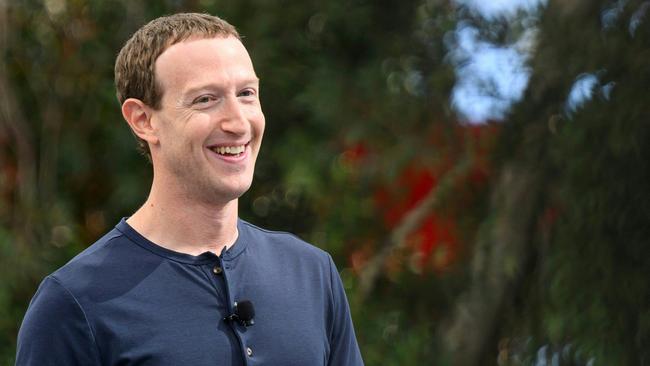 Meta founder and CEO Mark Zuckerberg. Picture: Josh Edelson/AFP