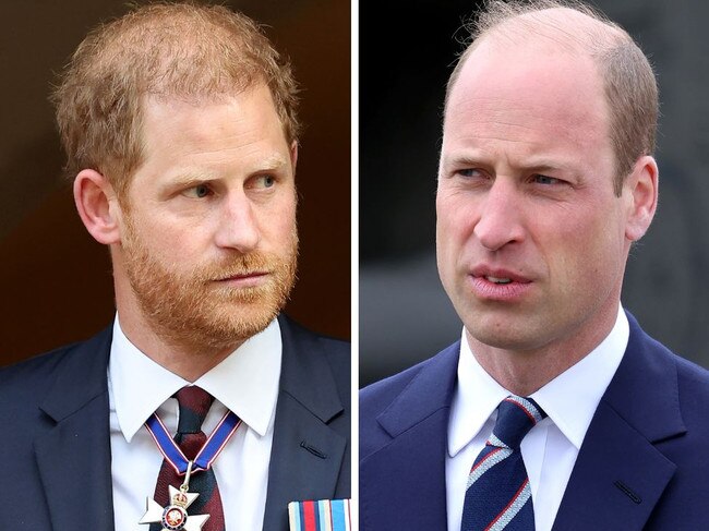 Prince Harry and Prince William are not on good terms. Picture: Supplied