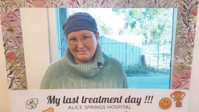 Alice Springs woman Carolyn Powell, 52, who is living with stage 4 endometrial cancer. Picture: Supplied