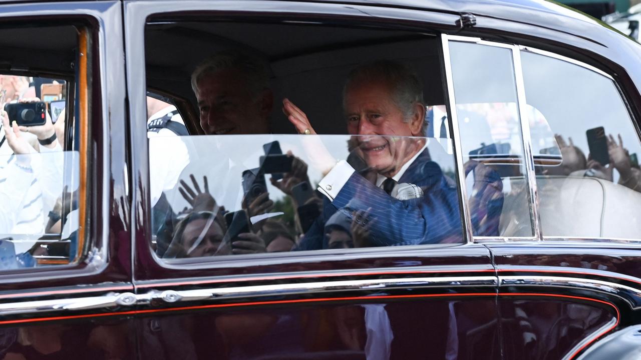 King Charles arriving at Buckingham Palace. Picture: Alain Jocard/AFP